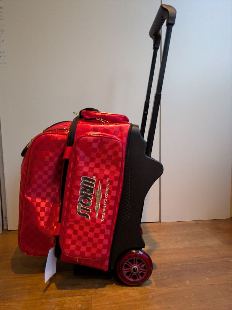 STORM ボウリング用2ボールローラーバッグ SB207-DF 赤　2個入り