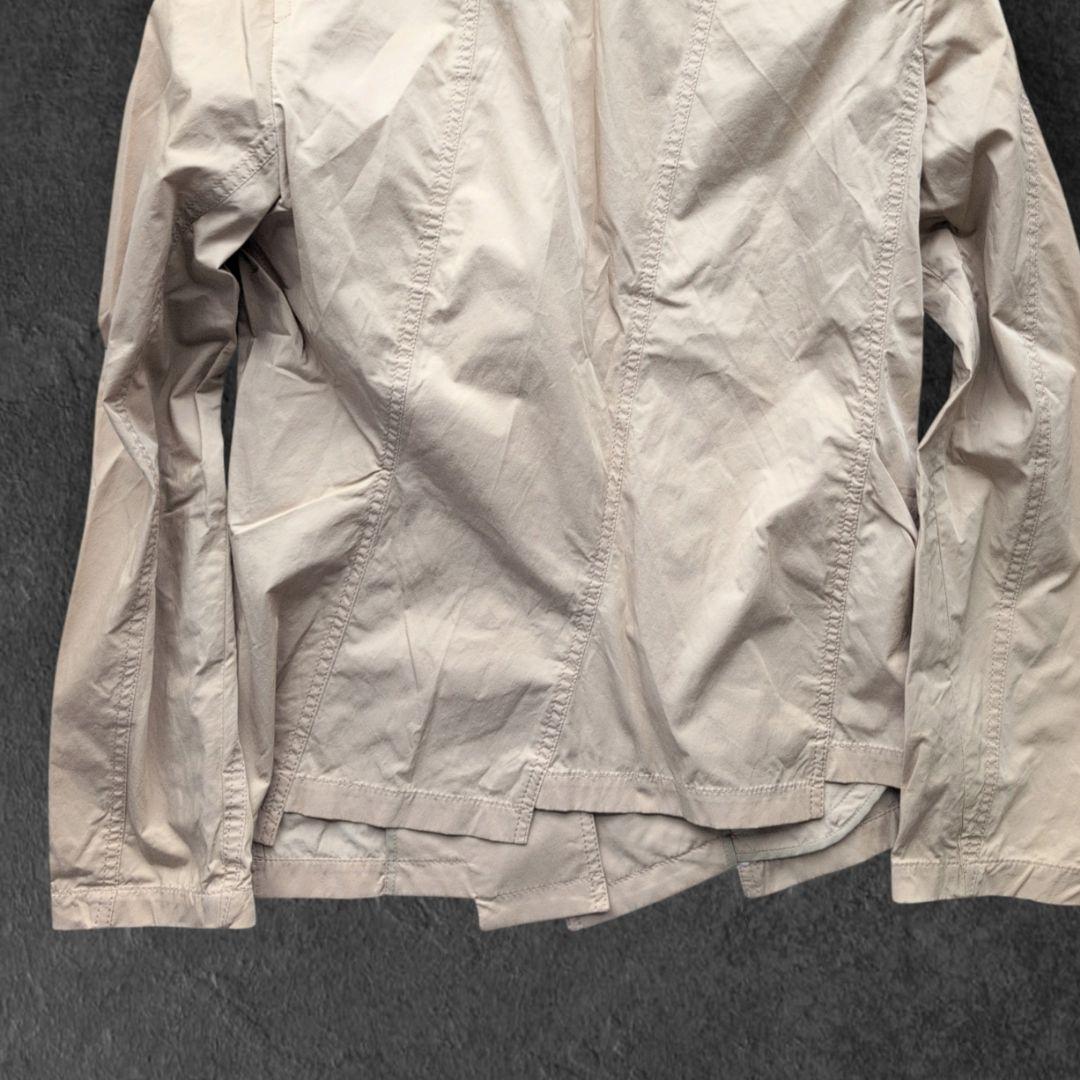 イッセイミヤケ 2Bシングル テーラードジャケット ベージュ 3号 ナイロン