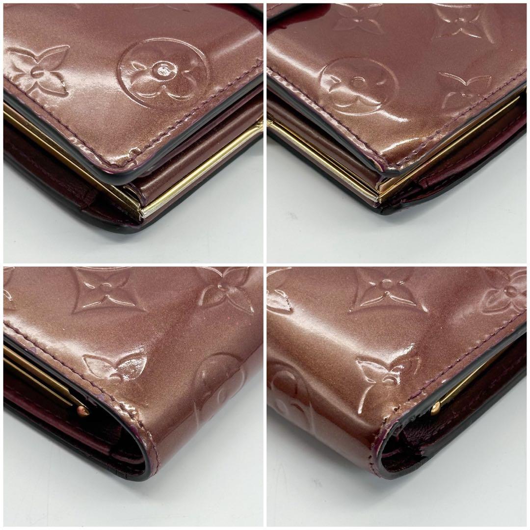 美品 ルイヴィトン ポルトフォイユ ヴィエノワ ヴェルニ モノグラム がま口