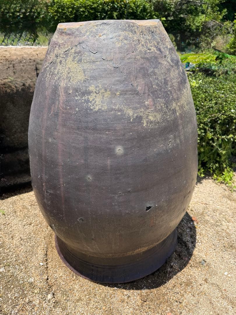 ツボ　メダカ　睡蓮　庭　壺　風情　陶器製 鉢 大甕　甕　水甕　水瓶　インテリア