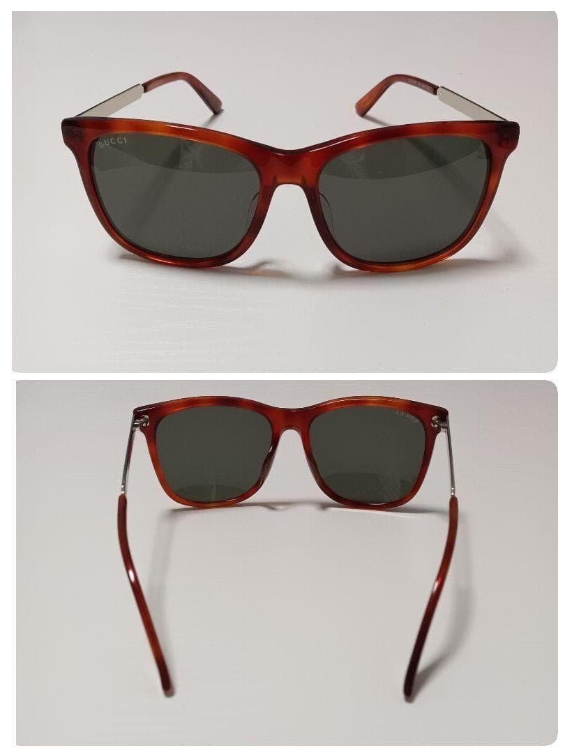 極美品　グッチ　サングラス　0078SK　ブラックレンズ　べっ甲柄　即日発送