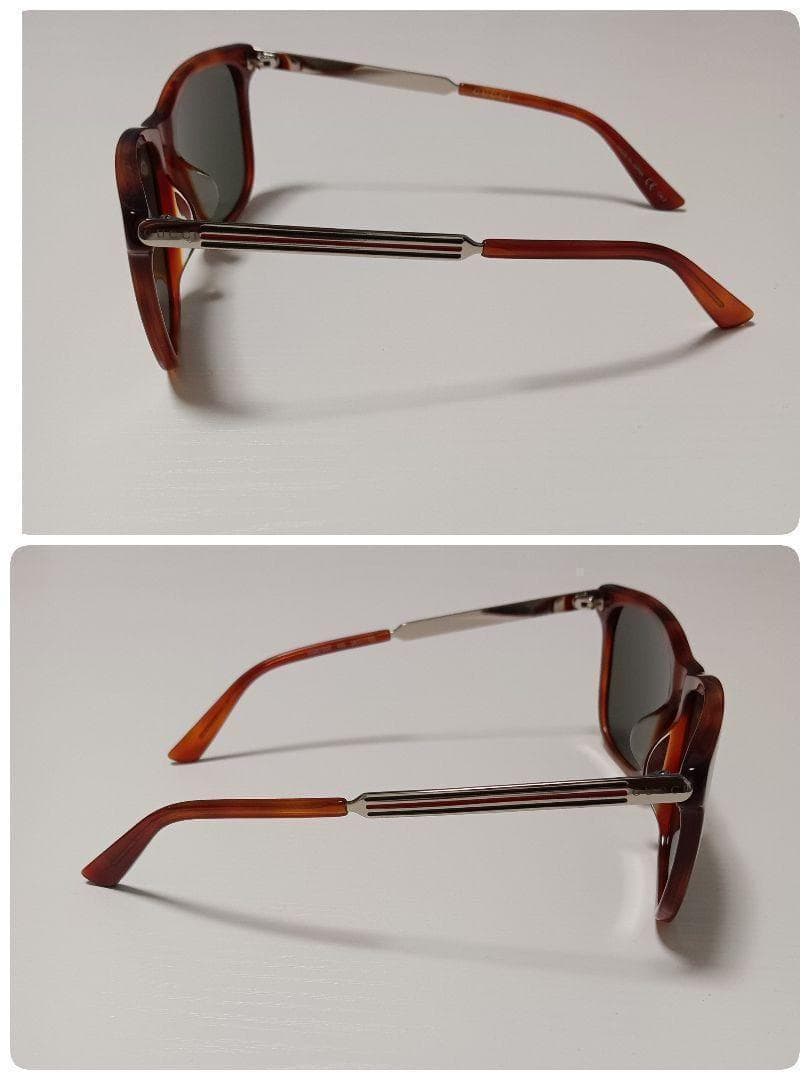 極美品　グッチ　サングラス　0078SK　ブラックレンズ　べっ甲柄　即日発送