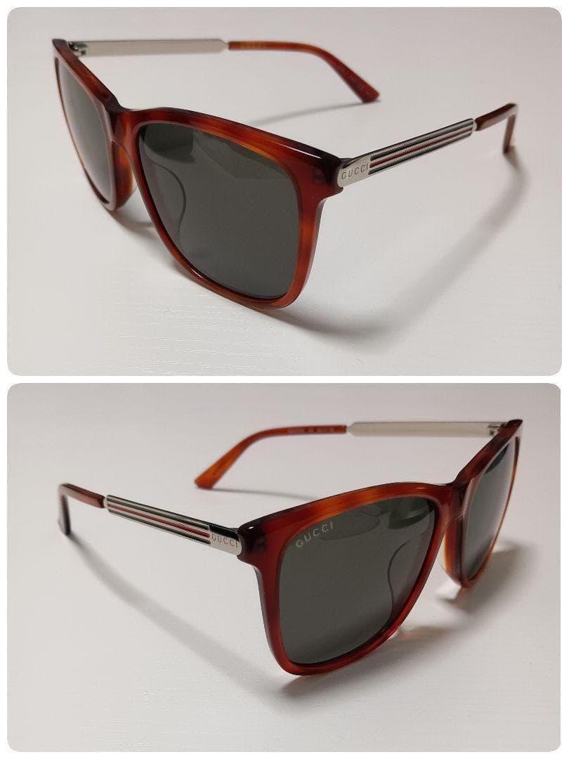 極美品　グッチ　サングラス　0078SK　ブラックレンズ　べっ甲柄　即日発送