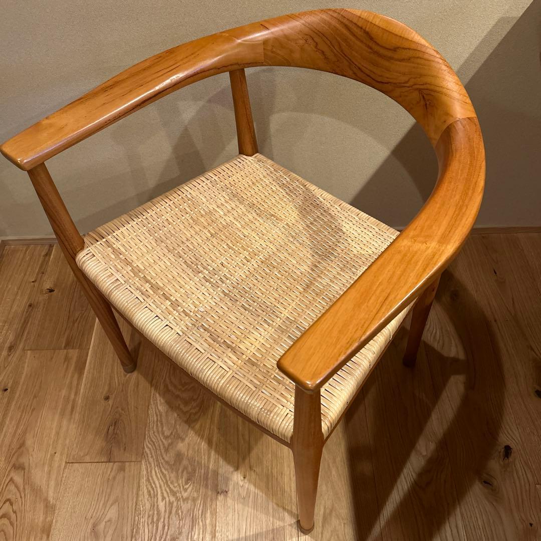 サンフラワーラタン　ダイニングチェア⑤専用クッション付き