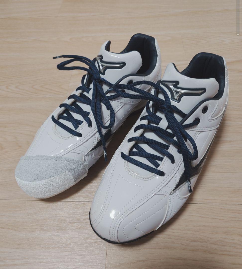 Mizuno スパイクシューズ ホワイト/ネイビー