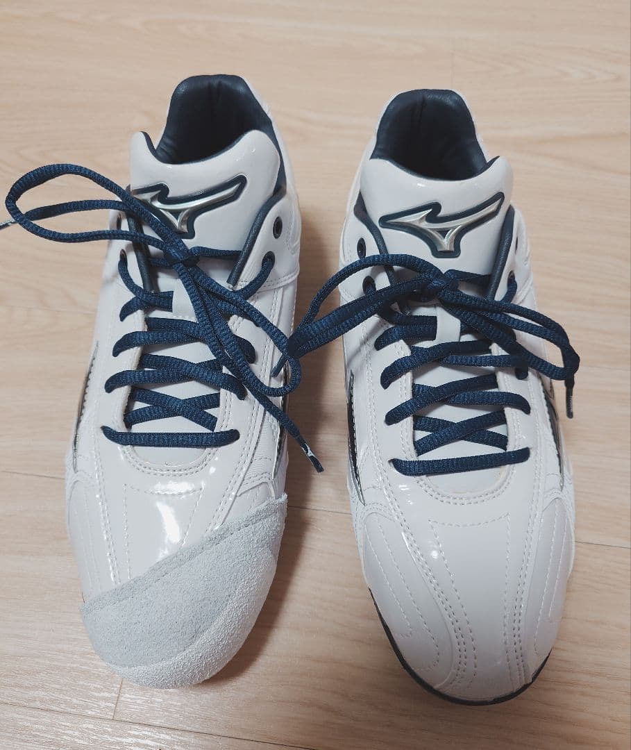 Mizuno スパイクシューズ ホワイト/ネイビー