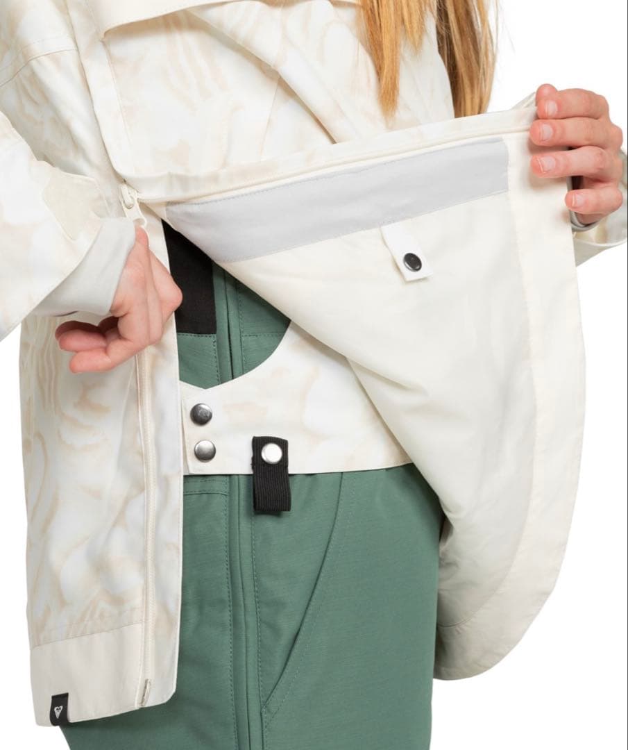 ROXY スノーボード ウェア ホワイト スキー アノラックジャケット