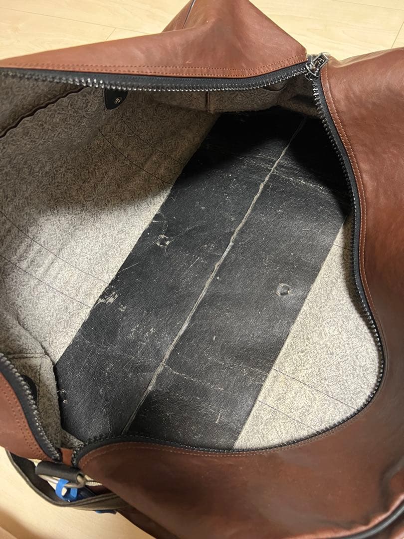 vintage 70s〜80s adidas レザーボストンバッグフランス製