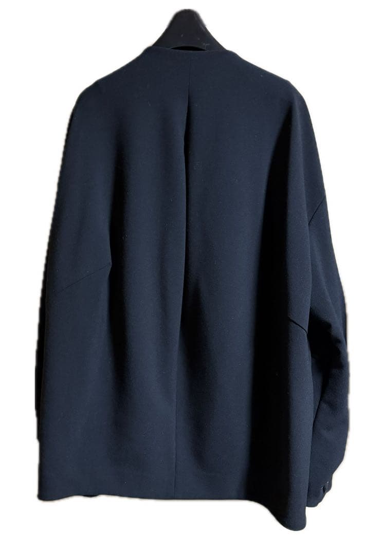 ENFOLD VASE JACKET 黒 ノーカラージャケット 38