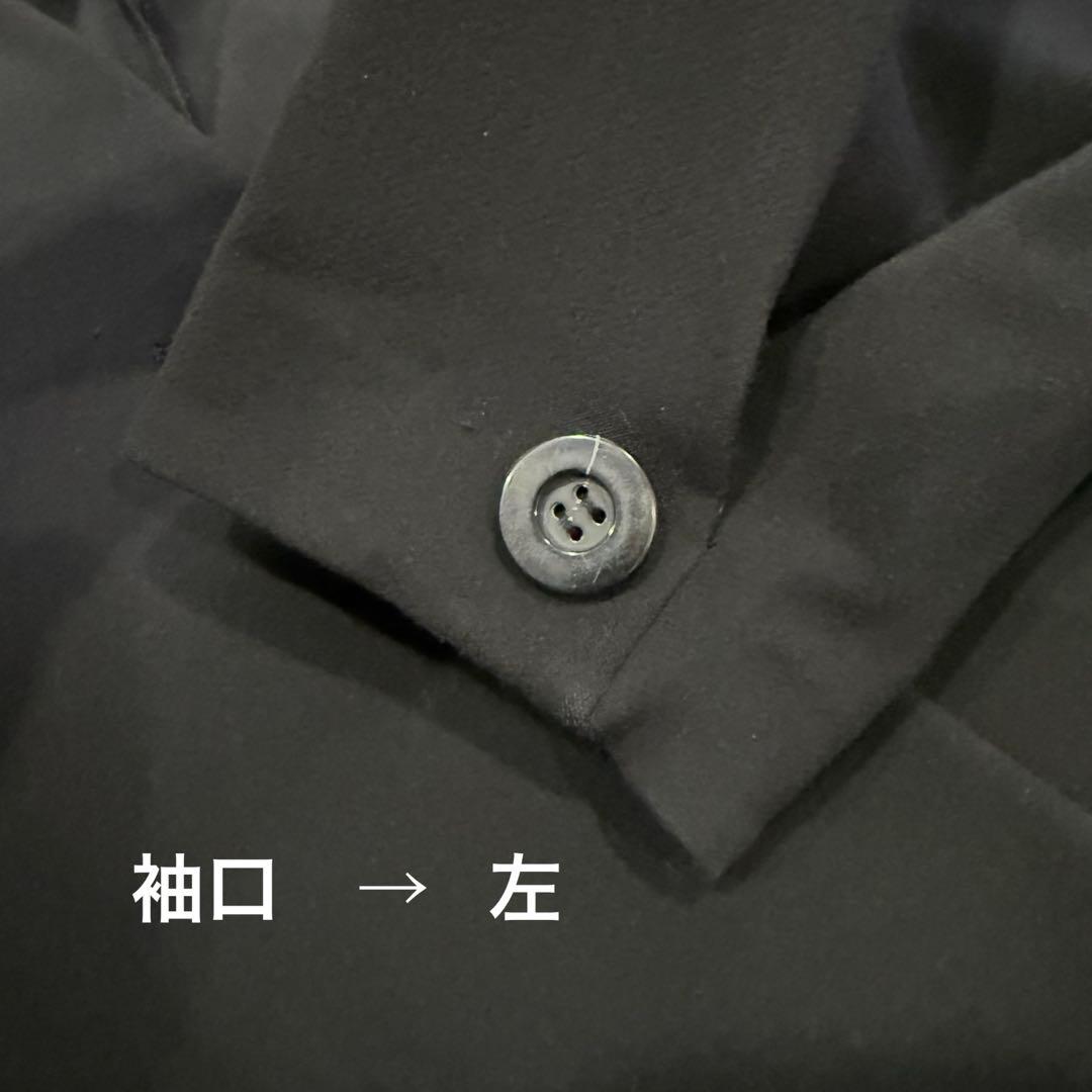 ENFOLD VASE JACKET 黒 ノーカラージャケット 38