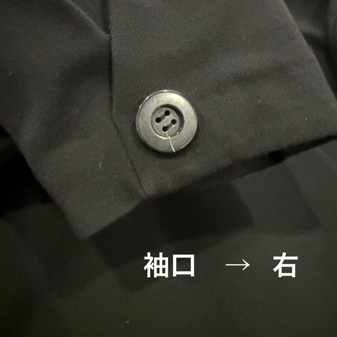 ENFOLD VASE JACKET 黒 ノーカラージャケット 38