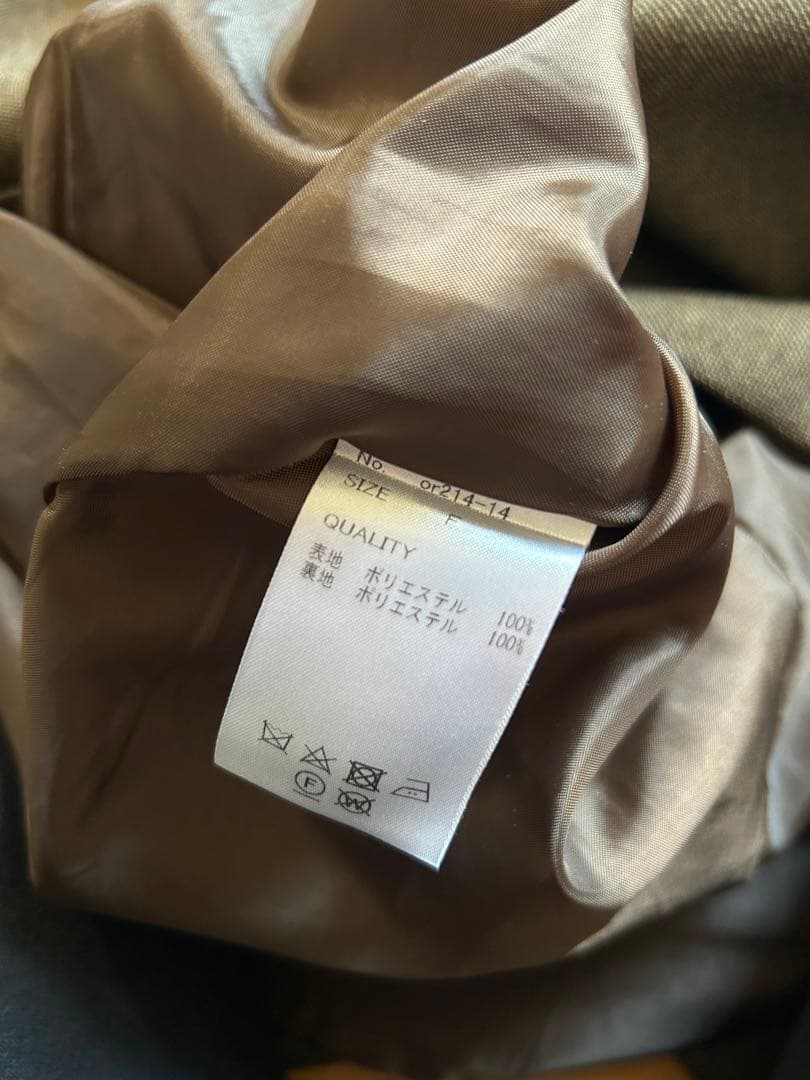 L'Or （ロル）L'or Sleeveless Coat Dress