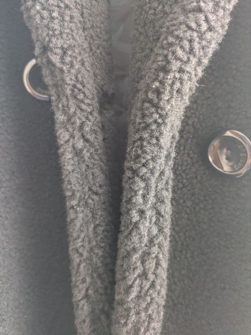 デシグアル　ウールロングジレ　Sサイズ　ブラック