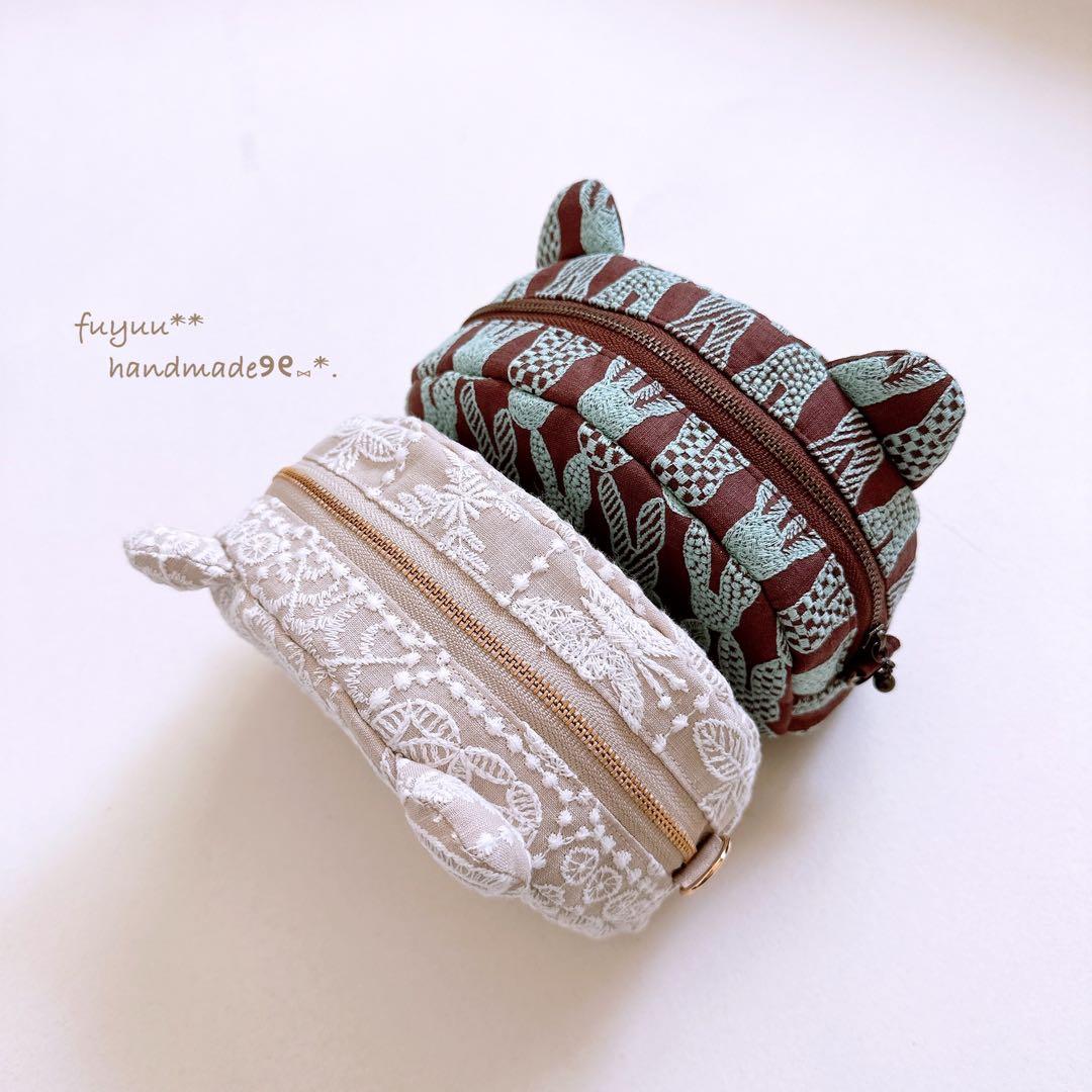 確認ページですꕤ︎︎ハンドメイド ミナペルホネン bear pouch