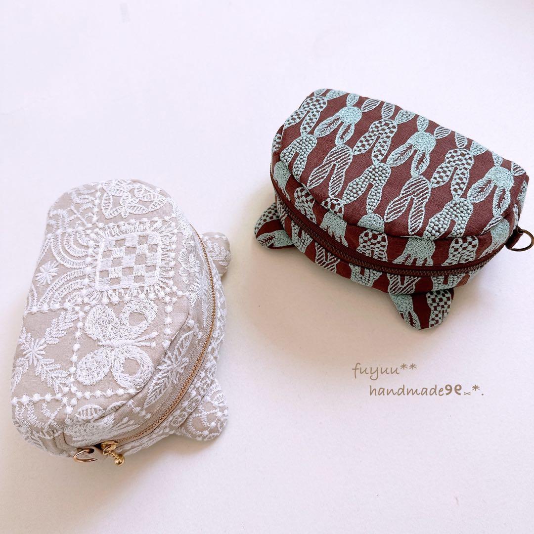 確認ページですꕤ︎︎ハンドメイド ミナペルホネン bear pouch