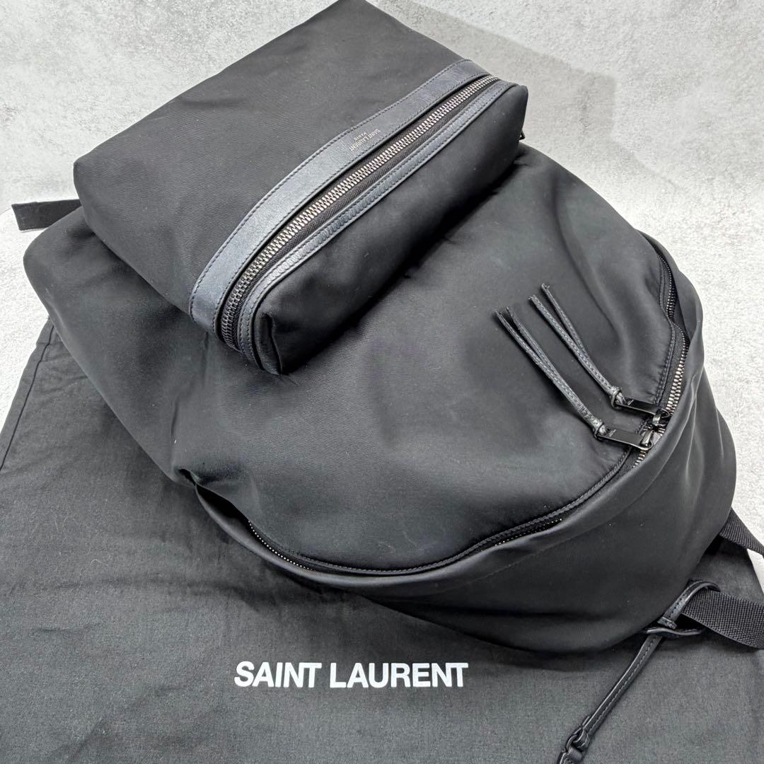 【美品】サンローラン シティ リュック バックパック ブラック