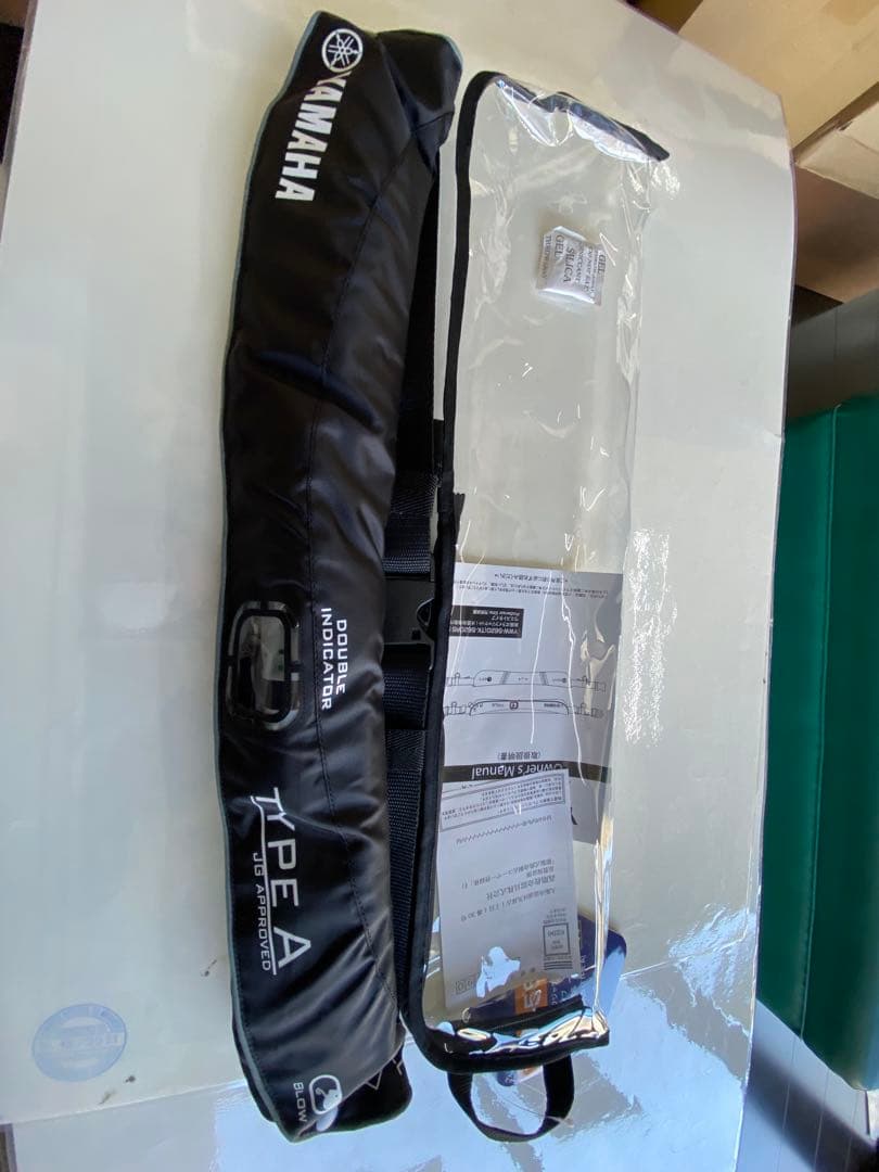 Yamaha ライフジャケット 膨張式TYPE A ブラック 8個セット