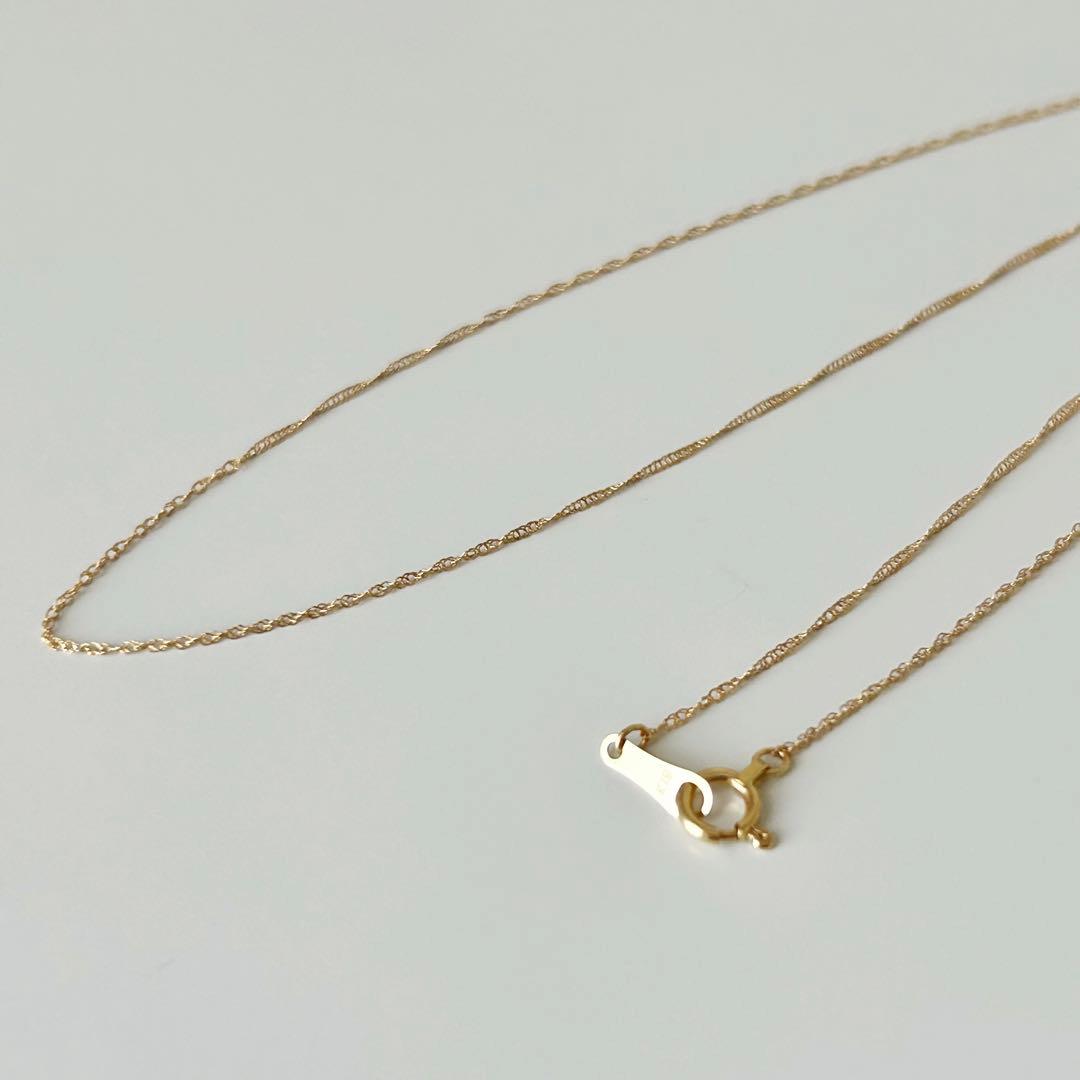 大特価❣️早いもの勝ち✨新品✨日本製 18金 スクリュー ネックレス 40cm