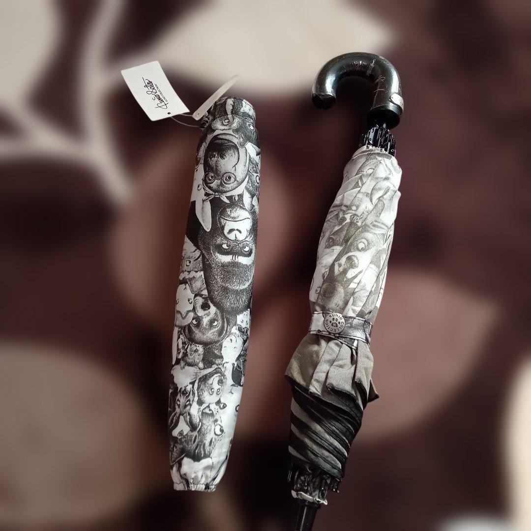 KUNIO COLLECTION 折りたたみ傘 モノクロ