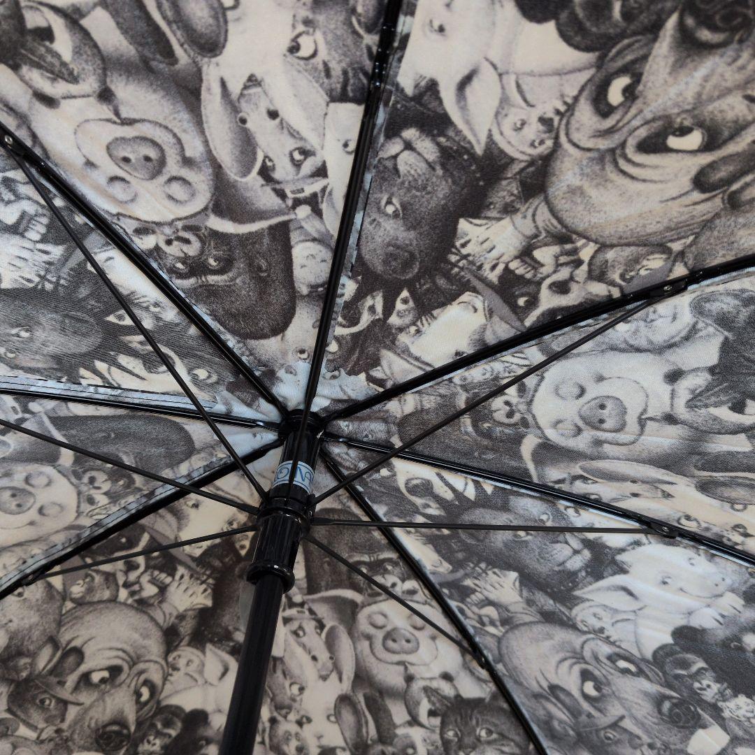 KUNIO COLLECTION 折りたたみ傘 モノクロ