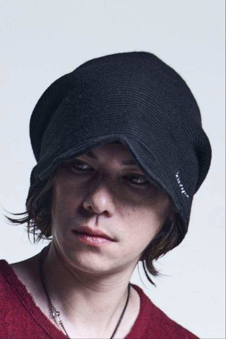 kiryuyrik刺繡入りオリジナルキャスケットブラック