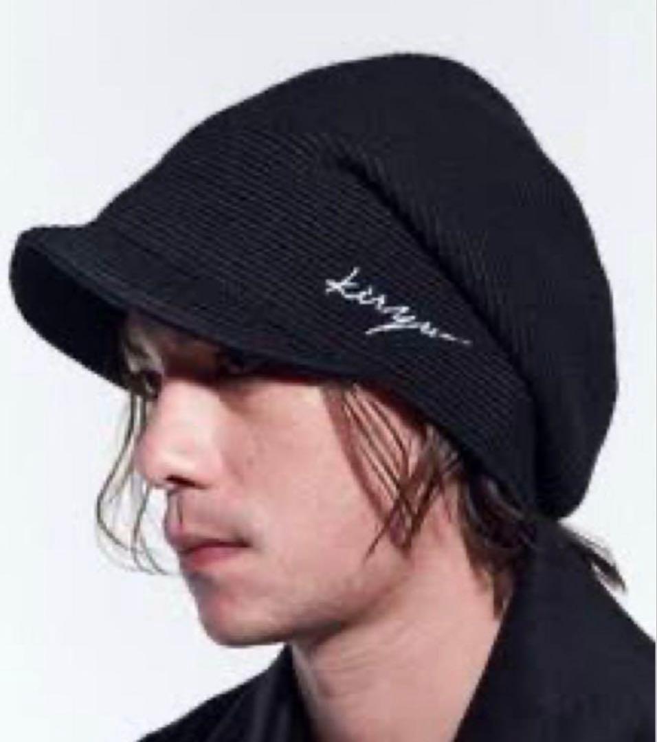 kiryuyrik刺繡入りオリジナルキャスケットブラック