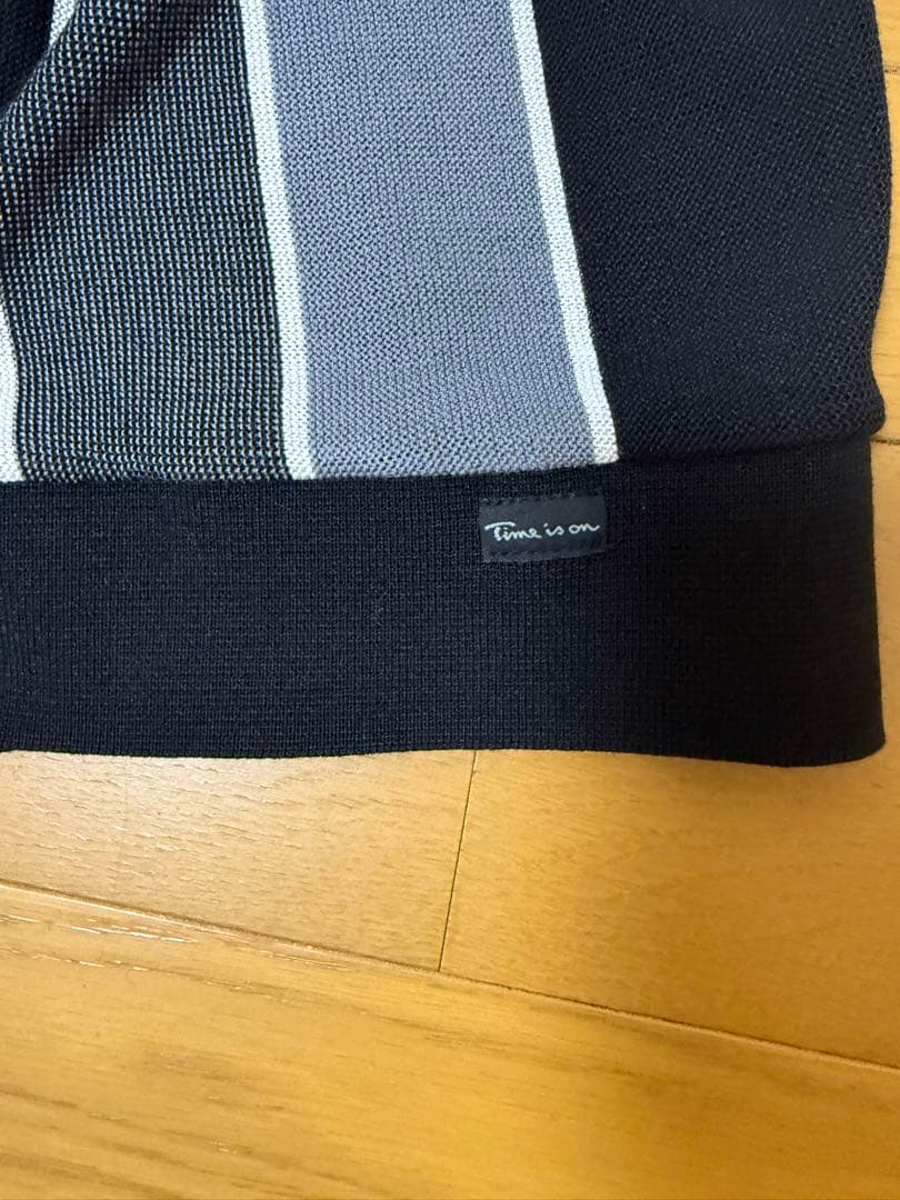 オレオレオ 　Time is onリンクス フロントパネル ニット 半袖