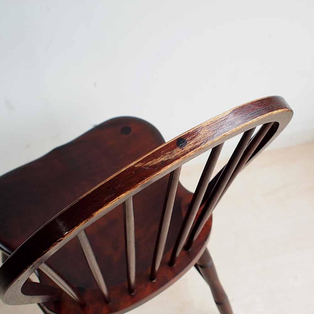 松本民芸家具 ダイニングチェア ミズメザクラ無垢材 和モダン ZR24277