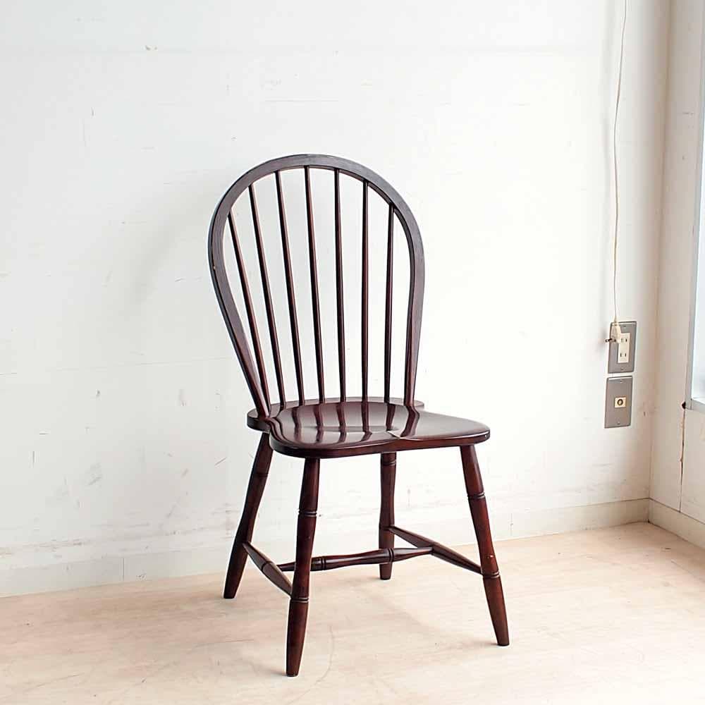 松本民芸家具 ダイニングチェア ミズメザクラ無垢材 和モダン ZR24277