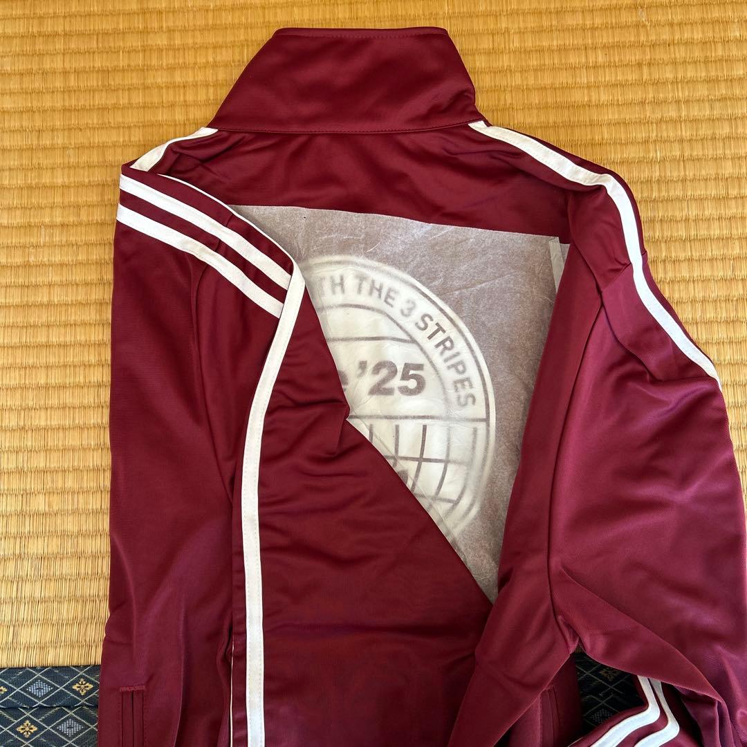 Oasis adidas バーガンディ ジャージ