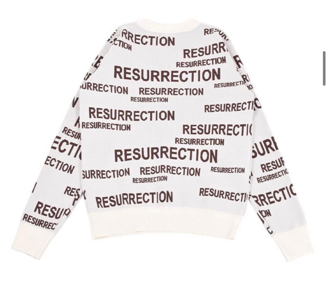 新品　タグ付き　レザレクション　総柄　ニット