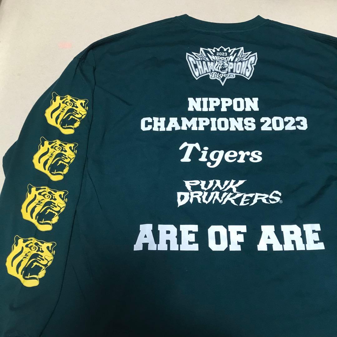 パンクドランカーズ L 阪神タイガース 未使用 Tシャツ 長袖 ロンT 優勝