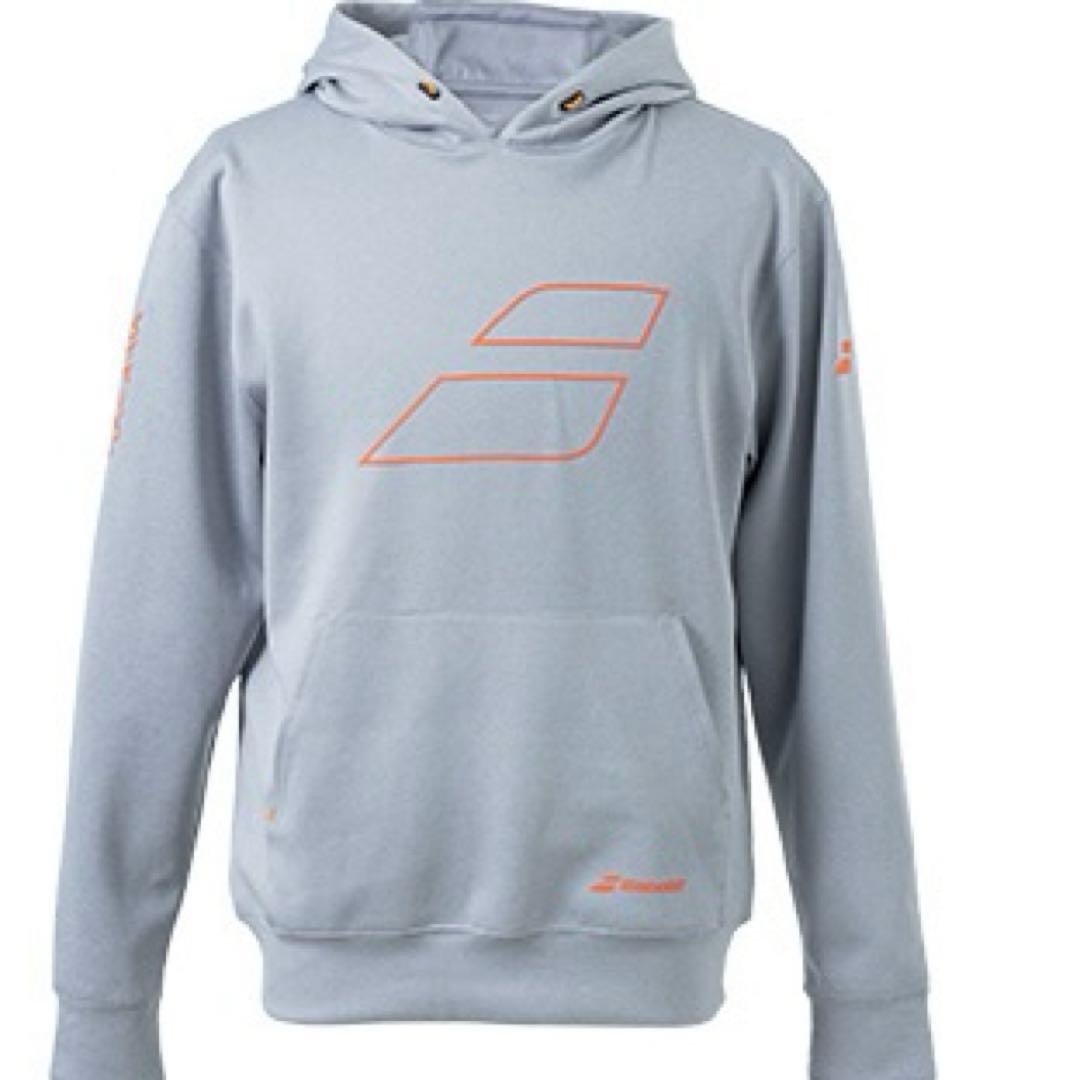 Babolat バボラ パーカー グレー オレンジ XL スポーツ未使用