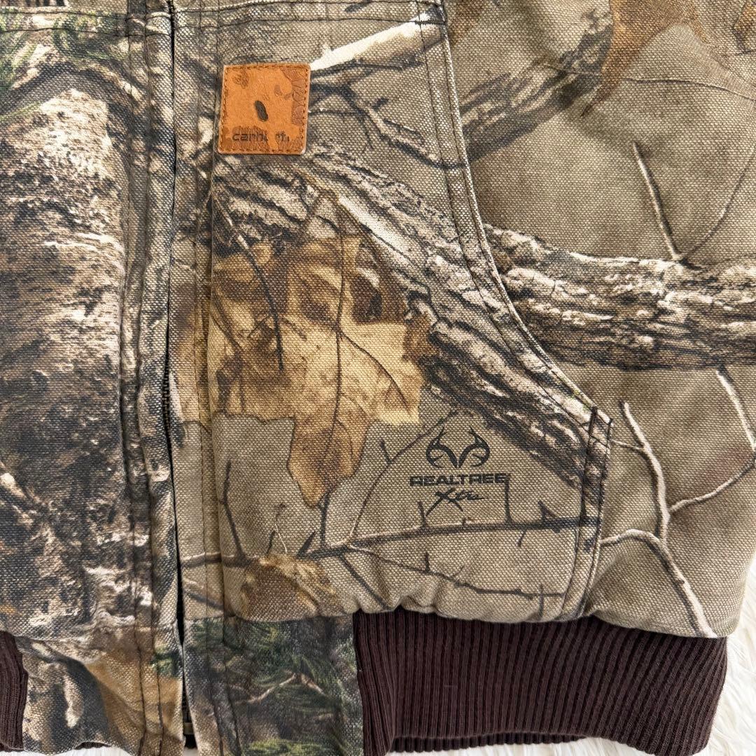【カーハート】アクティブジャケット　リアルツリー　ダッグ生地　Ｍサイズ