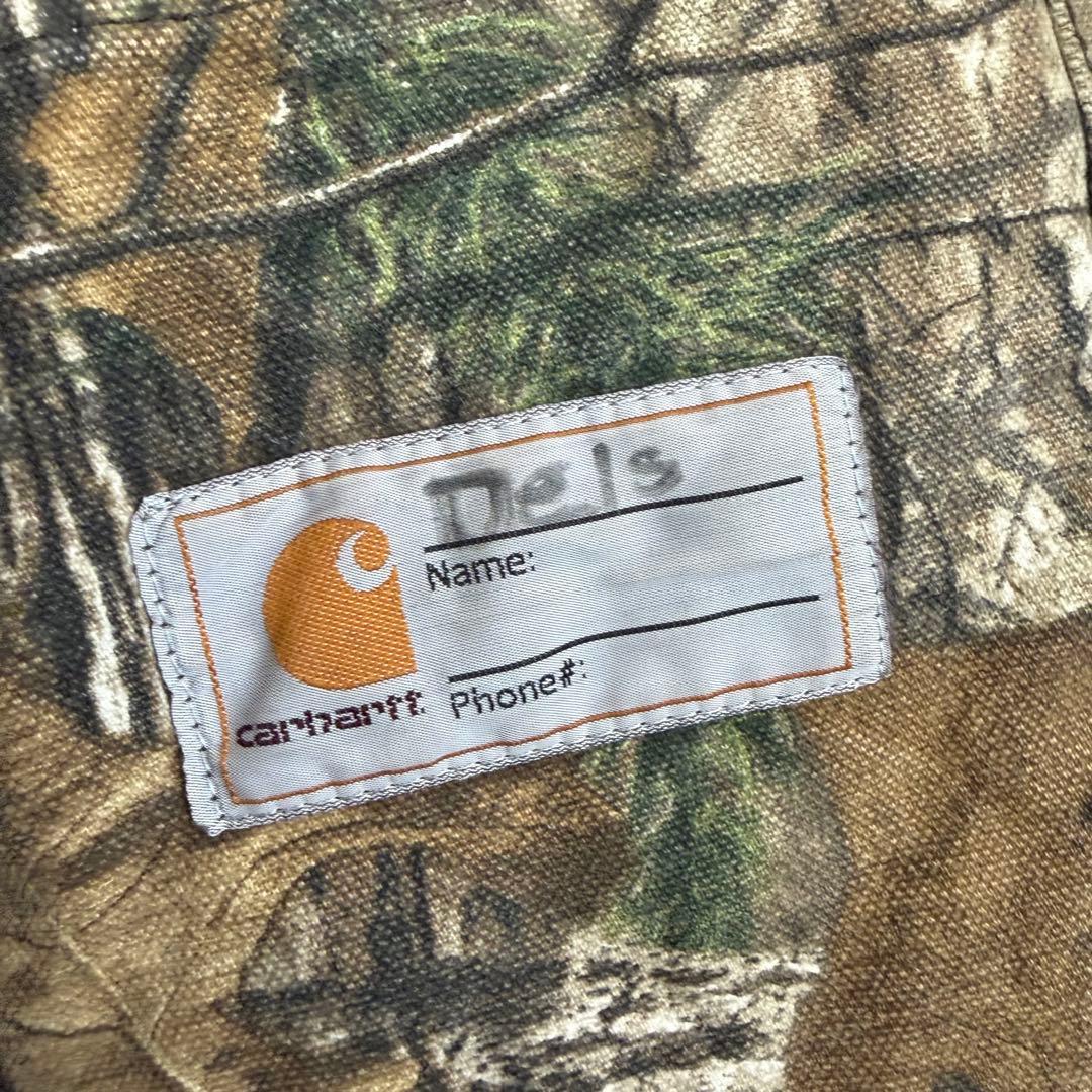 【カーハート】アクティブジャケット　リアルツリー　ダッグ生地　Ｍサイズ