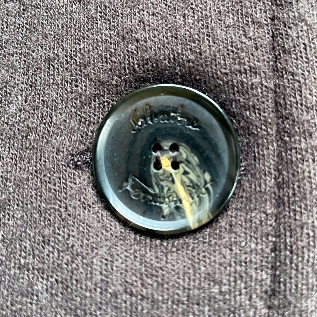 Salvatore Ferragamo ブラウンカシミヤ混スカートスーツ上下