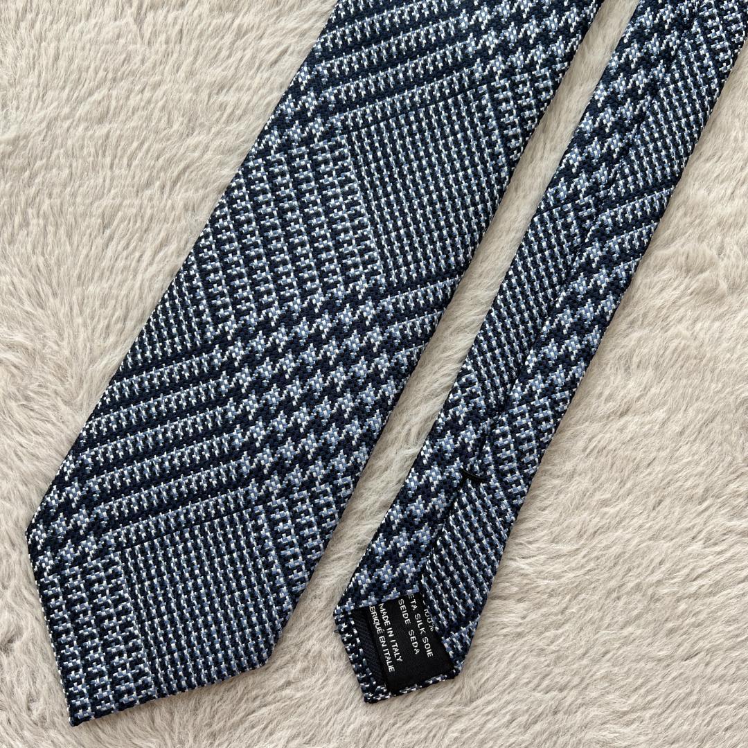 TOM FORD トム フォード ネクタイ グレンチェック シルク イタリア製