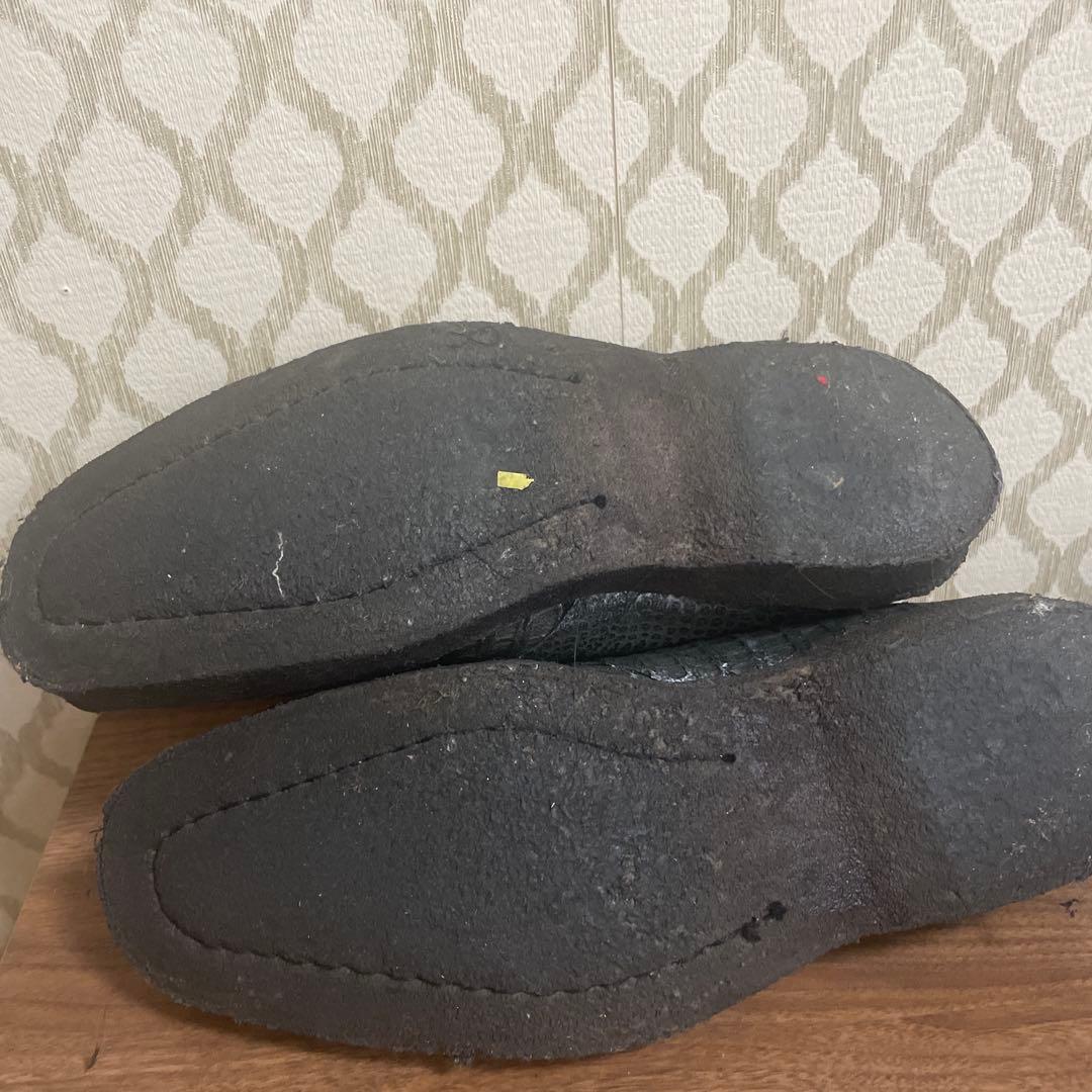 Hiromutakaharaクロコ型押しレースアップブーツ41