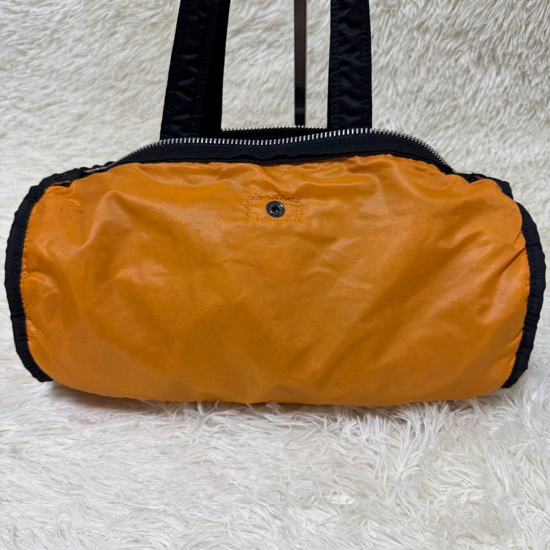 ✨美品✨　PORTER ポーター ミニボストン ドラムバッグ ブラック　タンカー