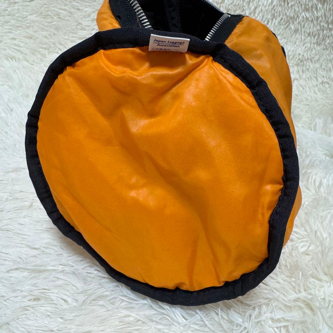 ✨美品✨　PORTER ポーター ミニボストン ドラムバッグ ブラック　タンカー