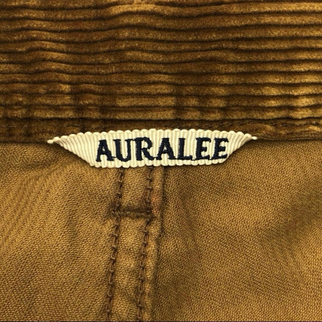 パンツ AURALEE WASHED CORDUROY 5P PANTS