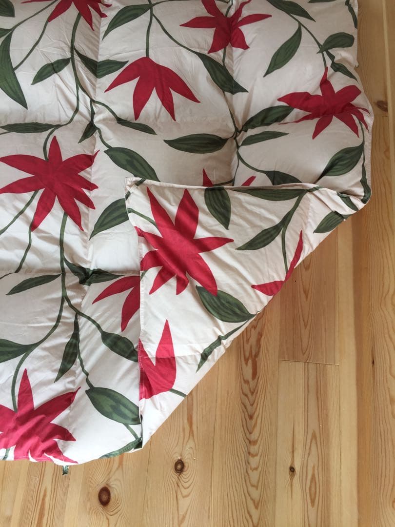 冬用【シビラ】羽毛布団　シングル　150×210 フローレス ベージュ