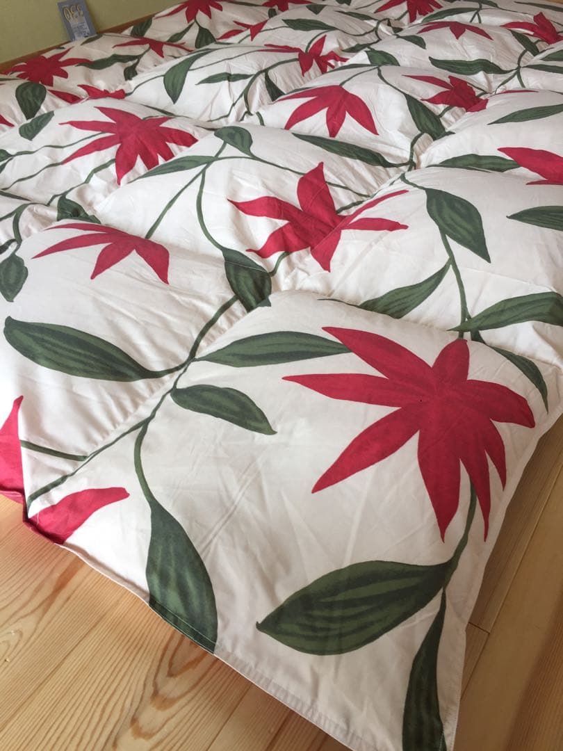 冬用【シビラ】羽毛布団　シングル　150×210 フローレス ベージュ