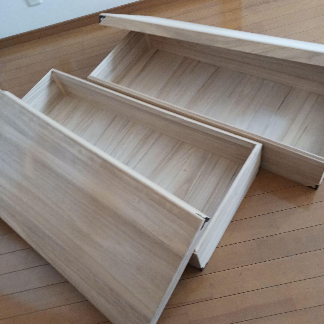 特売　4月15日迄 　たのめる便 　中古　桐箱　衣装ケース 2箱