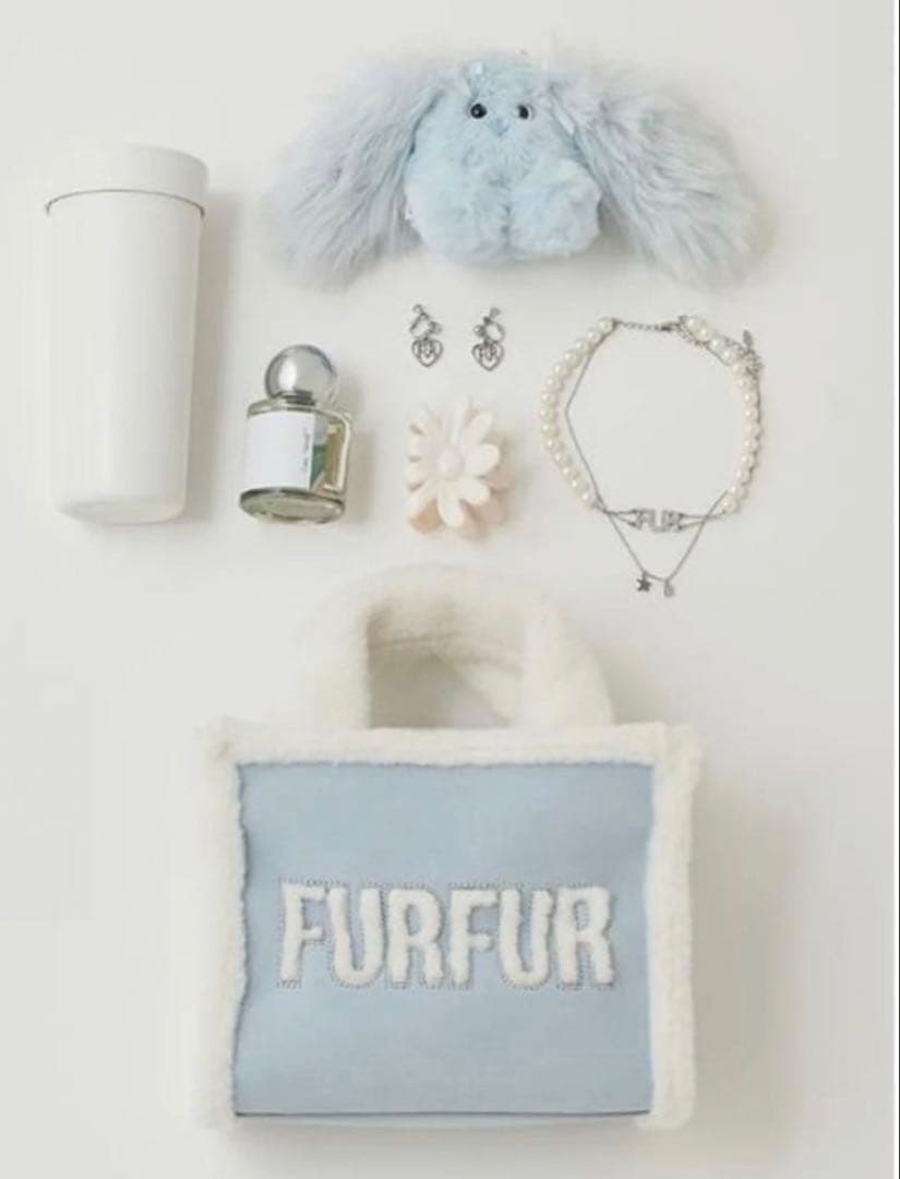 FURFUR ムートンロゴトートバッグ