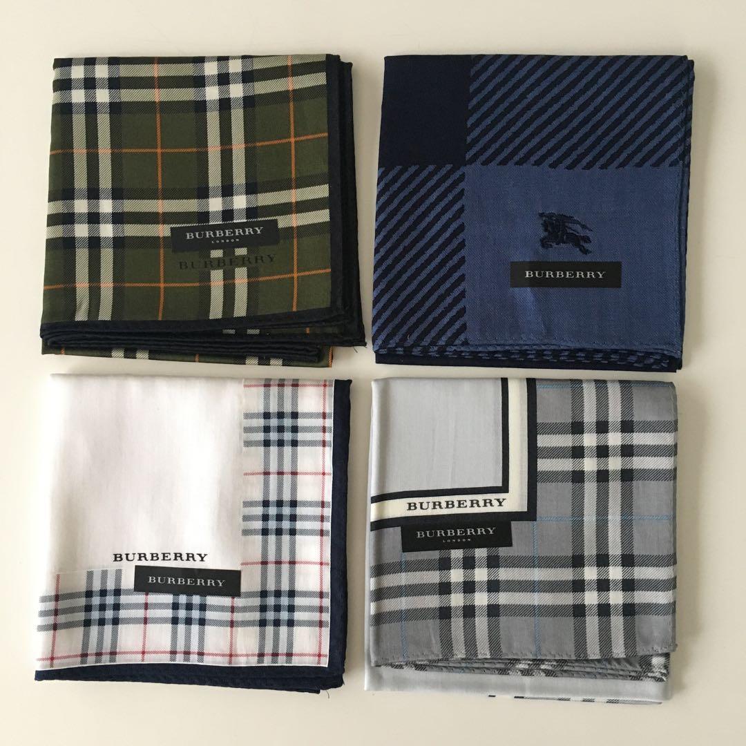 新品未使用　Burberry フェイスタオルとハンカチ　まとめ売り