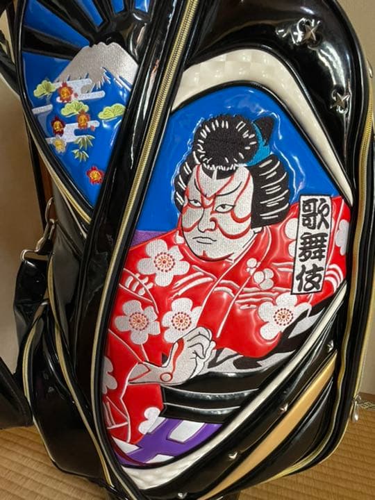 希少！！advisor キャディバック　歌舞伎柄