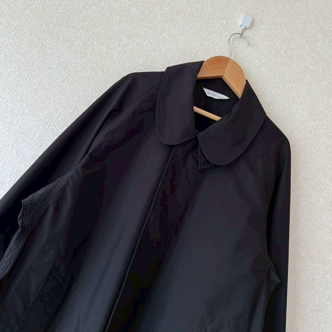 ARTS&SCIENCE 2023 バルマカーンコート コットンナイロン 黒