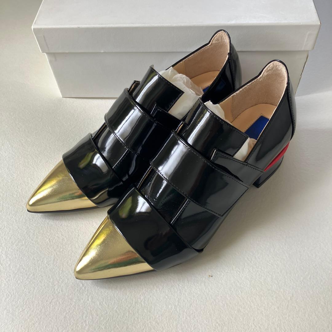 未使用　UN3D. アンスリード　SHARP MANNISH SHOES