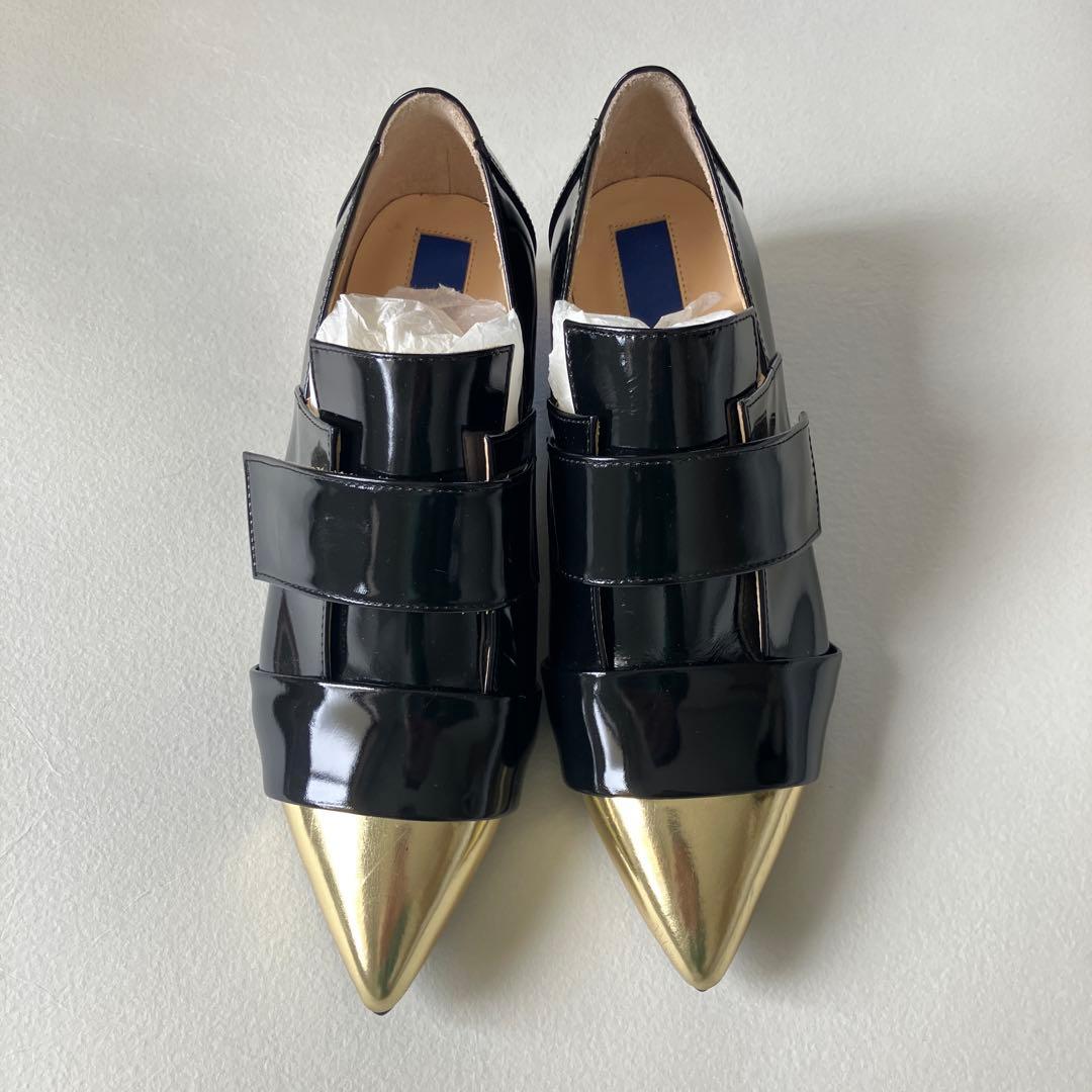 未使用　UN3D. アンスリード　SHARP MANNISH SHOES